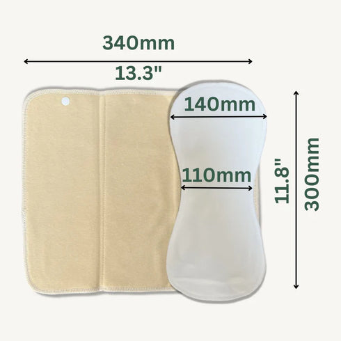 Mimi & Co OSFM Bamboo Fitted Nappy + INSERTS